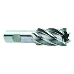 3/4 Dia. x 3-3/4 Overall Length 4-Flute Square End High Speed Steel SE End Mill-Round Shank-Center Cut-Uncoated - USA Tool & Supply