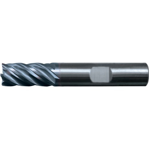 7/16″ × 7/16″ × 2″ × 4″ RHS / RHC Solid Carbide 5-Flute High-Performance End Mill for Ferrous Material - TiAlN - Exact Industrial Supply