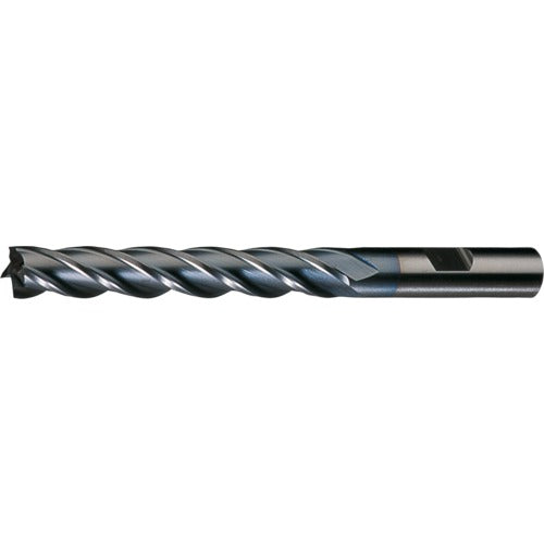 ‎3/4″ × 3/4″ × 3″ × 5-1/4″ RHS / RHC HSS HSS Single End Mulit Flute Center Cutting Finishing End Mill - TiCN - Exact Industrial Supply