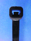 24" 50 lbs UV Black 100/Bag - Cable Ties - USA Tool & Supply