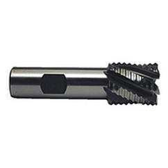 2" Dia. - 3-3/8" OAL - Uncoat M42 - Roughing SE EM - 8 FL - USA Tool & Supply