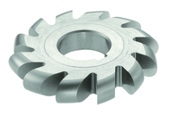 5/32 Radius - 2-3/4 x 5/16 x 1 - HSS - Convex Milling Cutter - Standard Diameter - 14T - TiN Coated - USA Tool & Supply