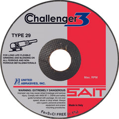 4-1/2 × 7/8 A60 SAIT T27 GRINDING - USA Tool & Supply