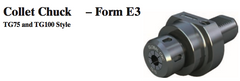 VDI Collet Chuck - Form E3 (TG75 Style) - Part #: CNC86 53.30100TG - USA Tool & Supply