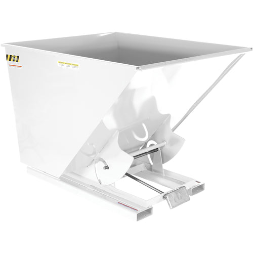 Self-Dump Hopper Hd 2 Cu Yd 6K White - Exact Industrial Supply