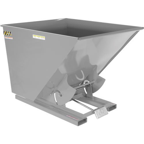 Self-Dump Hopper Ld 2 Cu Yd 2K Machine Gray - Exact Industrial Supply