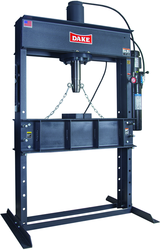 Electrically Operated H-Frame Dura Press - Force 50DA - 50 Ton Capacity - USA Tool & Supply