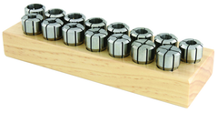 DA100 33 Piece Collet Set - Range: 1/16" - 9/16" by 64th - USA Tool & Supply