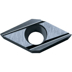DCET 325013 MF-JSF PR1225, 0.002″ Corner Radius, 5/32″ Thick, 3/8″ Inscribed Circle, MEGACOAT, Diamond, Turning Indexable Insert - Exact Industrial Supply