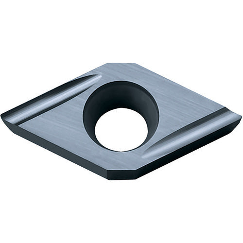 DCET 32502 F-USF TN60, 0.0039″ Corner Radius, 5/32″ Thick, 3/8″ Inscribed Circle, TiCN/NbC, Diamond, Turning Indexable Insert - Exact Industrial Supply