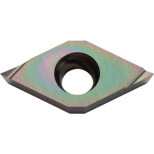 DCET 21505 F PDL010, 0.008″ Corner Radius, 3/32″ Thick, 1/4″ Inscribed Circle, C, 55 Degree Diamond, Turning Indexable Insert