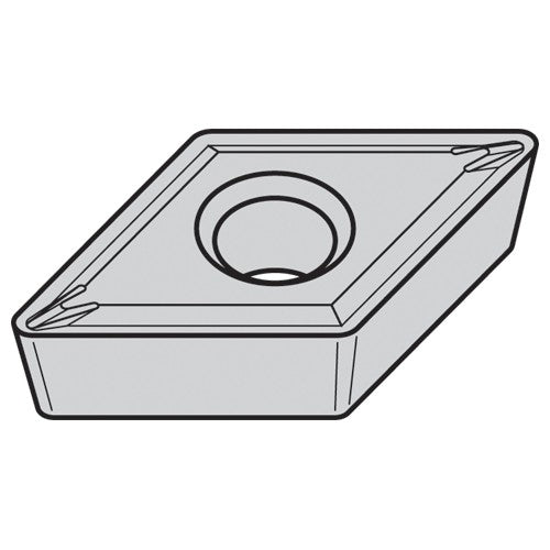 DCGT21501P TN10U POSITIVE INSERT - USA Tool & Supply