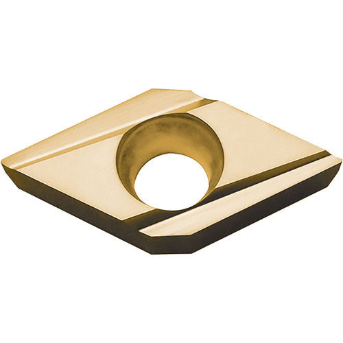 DCGT 3251 J PV710, 1/64″ Corner Radius, 5/32″ Thick, 3/8″ Inscribed Circle, TiCN (MEGACOAT NANO), 55 Degree Diamond, Turning Indexable Insert