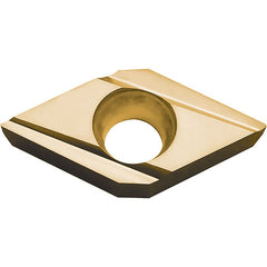 DCGT 32505 J PV730, 0.008″ Corner Radius, 5/32″ Thick, 3/8″ Inscribed Circle, TiAlN/TiN, 55 Degree Diamond, Turning Indexable Insert