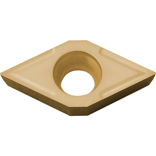 DCGT 2151 PV710, 1/64″ Corner Radius, 3/32″ Thick, 1/4″ Inscribed Circle, TiCN (MEGACOAT NANO), 55 Degree Diamond, Turning Indexable Insert