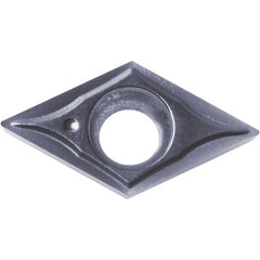 DCGT 21502 GQ PR1725, 0.004″ Corner Radius, 3/32″ Thick, 1/4″ Inscribed Circle, MEGACOAT NANO PLUS, 55 Degree Diamond, Turning Indexable Insert