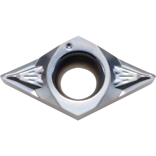 DCGT 215013 SKS PR1705, 0.002″ Corner Radius, 3/32″ Thick, 1/4″ Inscribed Circle, MEGACOAT NANO PLUS, 55 Degree Diamond, Turning Indexable Insert