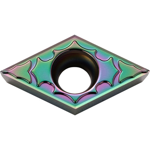 DCGT 21505 CF PDL010, 0.008″ Corner Radius, 3/32″ Thick, 1/4″ Inscribed Circle, C, 55 Degree Diamond, Turning Indexable Insert