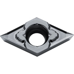 DCGT 32502 CK KW10, 0.004″ Corner Radius, 5/32″ Thick, 3/8″ Inscribed Circle, WC/Co, 55 Degree Diamond, Turning Indexable Insert
