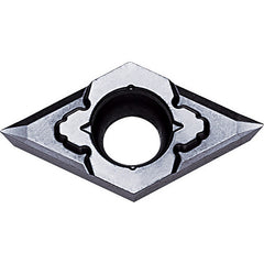 DCGT 21502 MP-CK PR1425, 0.0039″ Corner Radius, 3/32″ Thick, 1/4″ Inscribed Circle, MEGACOAT NANO, Diamond, Turning Indexable Insert - Exact Industrial Supply