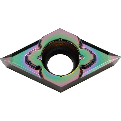 DCGT 32502 MP-CK PDL025, 0.0039″ Corner Radius, 5/32″ Thick, 3/8″ Inscribed Circle, C, Diamond, Turning Indexable Insert - Exact Industrial Supply