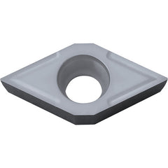 DCGT 215013 PR1725, 0.002″ Corner Radius, 3/32″ Thick, 1/4″ Inscribed Circle, MEGACOAT NANO PLUS, 55 Degree Diamond, Turning Indexable Insert