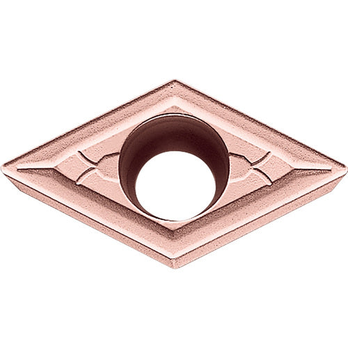 DCMT 2151 GK CA320, 1/64″ Corner Radius, 3/32″ Thick, 1/4″ Inscribed Circle, TiCnulll2O3/Ti, Diamond, Turning Indexable Insert - Exact Industrial Supply