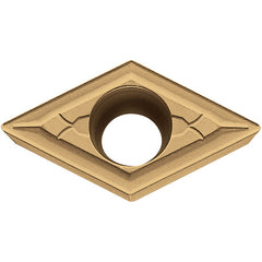 DCMT 32505 GK PR1535, 0.0079″ Corner Radius, 5/32″ Thick, 3/8″ Inscribed Circle, MEGACOAT NANO, Diamond, Turning Indexable Insert - Exact Industrial Supply