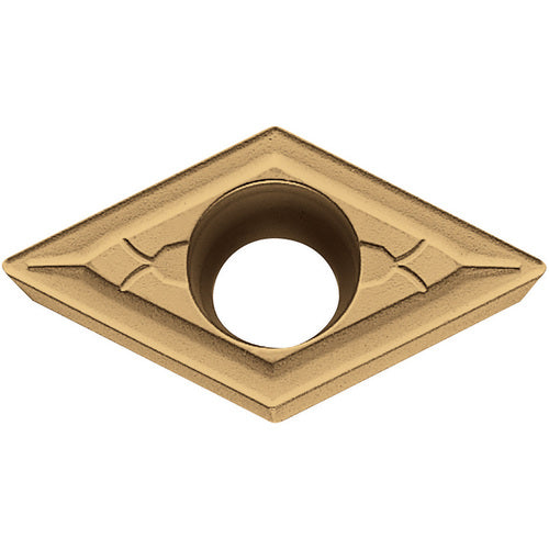 DCMT 3252 GK PR1535, 1/32″ Corner Radius, 5/32″ Thick, 3/8″ Inscribed Circle, MEGACOAT NANO, Diamond, Turning Indexable Insert - Exact Industrial Supply