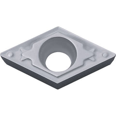 DCMT 3252 HQ TN610, 1/32″ Corner Radius, 5/32″ Thick, 3/8″ Inscribed Circle, TiCN, Diamond, Turning Indexable Insert