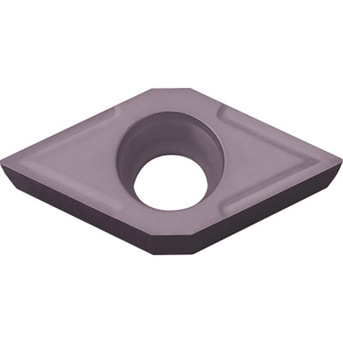 DCMT 3252 PV7005, 1/32″ Corner Radius, 5/32″ Thick, 3/8″ Inscribed Circle, TiC/TiN (MEGACOAT), 55 Degree Diamond, Turning Indexable Insert