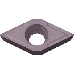 DCMT 3252 PV7005, 1/32″ Corner Radius, 5/32″ Thick, 3/8″ Inscribed Circle, TiC/TiN (MEGACOAT), 55 Degree Diamond, Turning Indexable Insert
