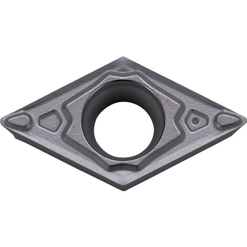 DCMT 3251 MQ PR1125, 1/64″ Corner Radius, 5/32″ Thick, 3/8″ Inscribed Circle, TiAlN, 55 Degree Diamond, Turning Indexable Insert