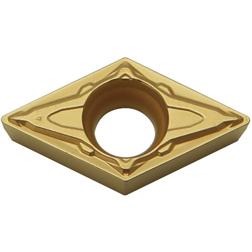 DCMT 32505 PP PR1225, 0.0079″ Corner Radius, 5/32″ Thick, 3/8″ Inscribed Circle, MEGACOAT, Diamond, Turning Indexable Insert - Exact Industrial Supply