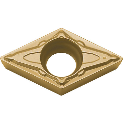 DCMT 3251 PP CA025P, 1/64″ Corner Radius, 5/32″ Thick, 3/8″ Inscribed Circle, TiCl2O3/TiN, 55 Degree Diamond, Turning Indexable Insert