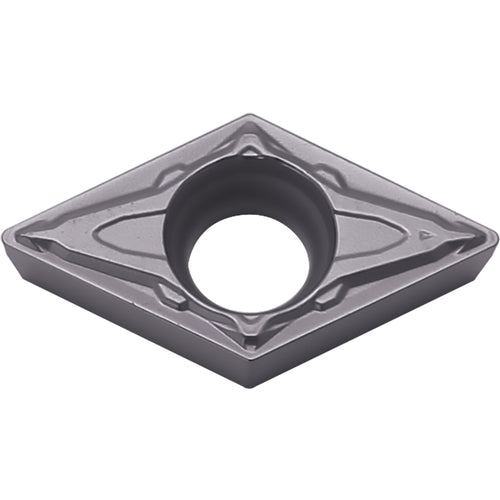 DCMT 21505 PP PR1725, 0.008″ Corner Radius, 3/32″ Thick, 1/4″ Inscribed Circle, MEGACOAT NANO PLUS, 55 Degree Diamond, Turning Indexable Insert