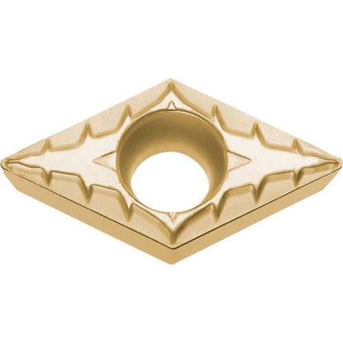 DCMT 3252 XP PV90, 1/32″ Corner Radius, 5/32″ Thick, 3/8″ Inscribed Circle, TiN, 55 Degree Diamond, Turning Indexable Insert