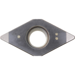DCMW 3252 MET KBN10M, 1/32″ Corner Radius, 5/32″ Thick, 3/8″ Inscribed Circle, MEGACOAT, Diamond, Turning Indexable Insert - Exact Industrial Supply