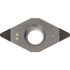 DCMW 3252 ME KBN70M, 1/32″ Corner Radius, 5/32″ Thick, 3/8″ Inscribed Circle, MEGACOAT, Diamond, Turning Indexable Insert - Exact Industrial Supply