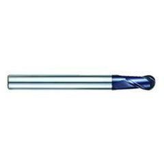 1" Dia. - 7"OAL - AlTiN CBD-Ball Nose HP End Mill-2 FL - USA Tool & Supply