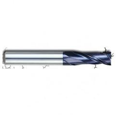 3/4" Dia. - 2" LOC - 4-1/2" OAL - 2 FL Carbide S/E HP End Mill-AlTiN - USA Tool & Supply
