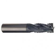 3/8 Dia. - 1-1/8 LOC - 3 OAL 44 Flute Carbide - End Mill-AlTiN - USA Tool & Supply