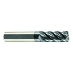 5/8" Dia. - 3-1/4" LOC - 6" OAL - .120 Radius 5 FL Carbide S/E HP End Mill-AlCrNX - USA Tool & Supply