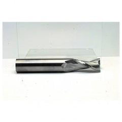 6mm Dia. x 63mm Overall Length 2-Flute Square End Solid Carbide SE End Mill-Round Shank-Center Cut-AlTiN - USA Tool & Supply