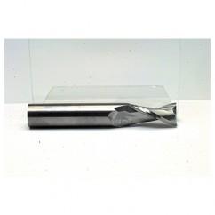 13mm Dia. x 70mm Overall Length 2-Flute Square End Solid Carbide SE End Mill-Round Shank-Center Cut-TiN - USA Tool & Supply