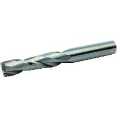 7/16 Dia. x 6 Overall Length 2-Flute Square End Solid Carbide SE End Mill-Round Shank-Center Cut-TiN - USA Tool & Supply