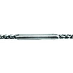 7/32" Dia. - 2-1/2" OAL - TiN CBD - Center Cutting DE EM-4 FL - USA Tool & Supply