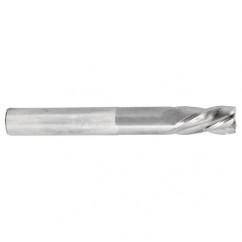 1/4 Dia. x 6 Overall Length 4-Flute Square End Solid Carbide SE End Mill-Round Shank-Center Cut-Uncoated - USA Tool & Supply