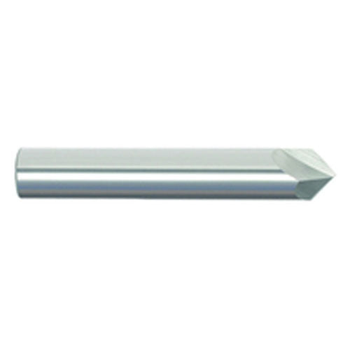 ‎1/8″ Dia-1-1/2″ OAL-Uncoated Chamfer Mill-2 FL - USA Tool & Supply