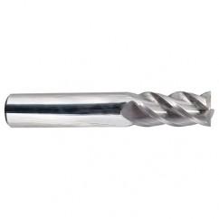 3/8" Dia. - 2-1/2" OA-SQ SE AlTiN 40° Helix CBD EM - 4 FL - USA Tool & Supply